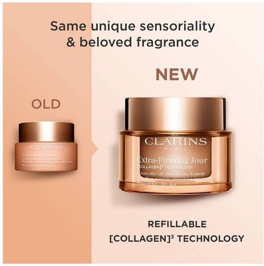 Clarins Extra-Firming Refill Rich Ενυδατική & Αντιγηραντική Κρέμα Προσώπου Ημέρας με Νιασιναμίδη 50ml