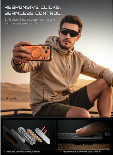Supcase Ub Grip Mag Magsafe iPhone 17 Pro 18 Pro Koralle