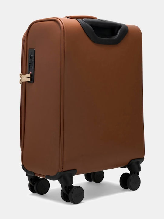 Guess Reise Koffer Kabine Cognac Höhe 53cm