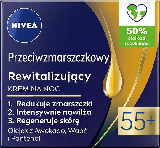 Nivea Anti-Wrinkle + Revitalizing Cream Face Night 50ml