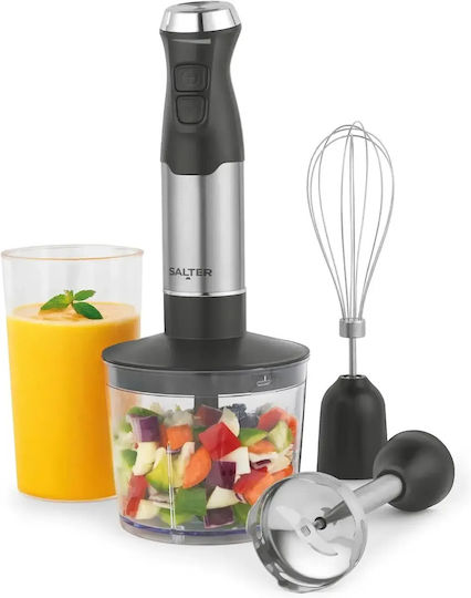 Salter Handmixer mit Inox-Stab 600W Graue
