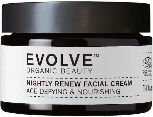 Nightly Renew Cremă Hidratantă și Anti-îmbătrânire de Noapte pentru Față cu Acid Hialuronic 30ml
