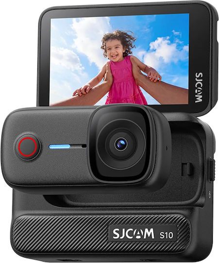 SJCAM S10 64GB Action Camera 4K Ultra HD Waterproof Standard with 2.51" Touch Screen and Wi-Fi Black