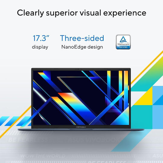 Asus Vivobook 17 X1704MA-AU035 17.3" FHD (Core 7-150U/16GB/512GB SSD/No OS) (US Keyboard)
