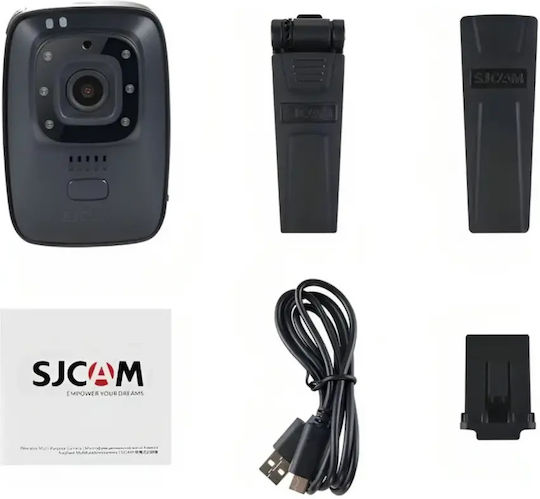 SJCAM A10 128GB Actionkamera 2K Wasserdicht mit Bildschirm (Touch) 2" und WLAN Schwarze