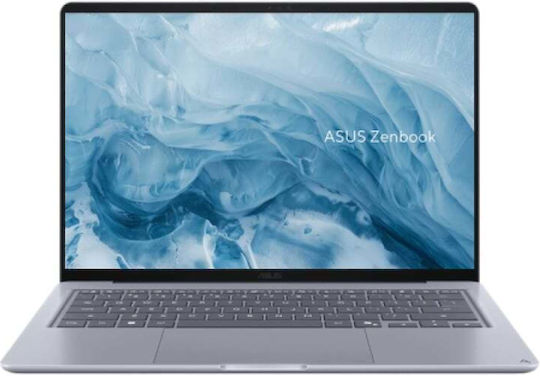 Asus Zenbook 14 UX3480AA-U1098X 14" OLED FHD+ (Ultra 7-355/16GB/512GB SSD/W11 Pro) Albastru Arctic (Tastatură Engleză Internațională)