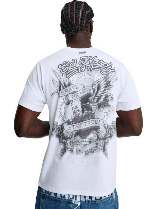 Ed Hardy T-shirt White ED5996-AW26