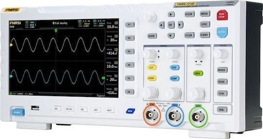 Fnirsi 1014d Osciloscop Digital 2 în 1 2 Canale 100mhz 1gsa/s Generator Dds 10mhz Ecran Lcd 7" 400v