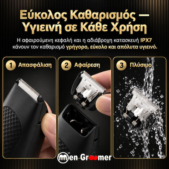 Men Groomer Wiederaufladbare Haarschneidemaschine GET-MG-818