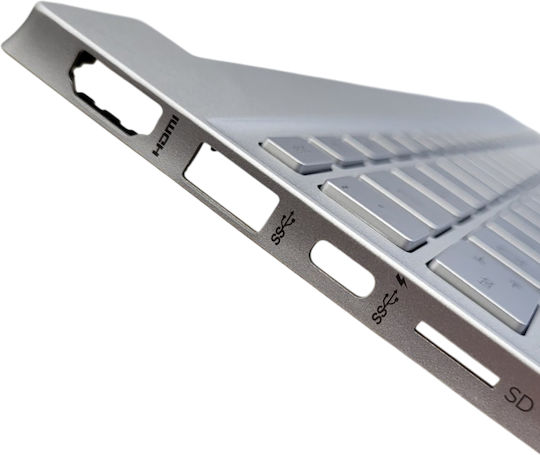 Tastatură Laptop Keyboard Palmrest Hp Pavilion 15-eh 15-eg 15z-eh 15t-eg 15-eh1000 2h5a6av 1g7s3uar M08912-001 Tpn-q245 Tpn-q246 US Retroiluminat Argintiu Cod.40725usblsilpalm