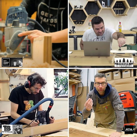 Router De Nivelare Lemn Fraiser Tornado Ø 35 Mm Guler 8 Mm 3 Piese Detasabile Aliaj Carbură Vidia 10.5 Mm Canale Trunchiuri Suprafețe Constrângere Falț Manual Router Cnc