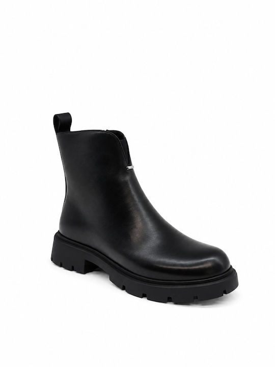Damen Stiefeletten Schwarz