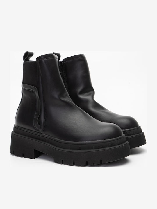 Damen Stiefeletten Schwarz