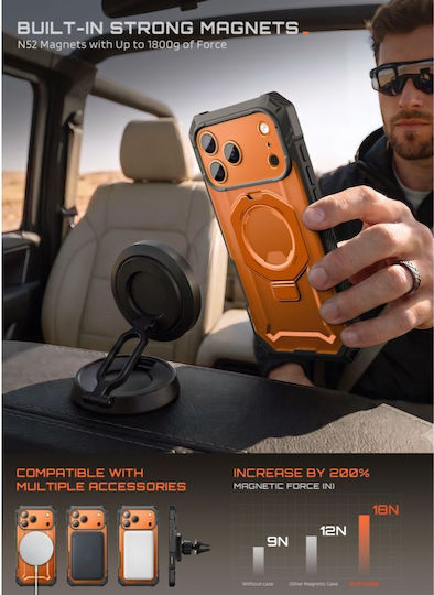 Supcase Grip Pro Mag Magsafe Iphone 17 Pro Max 18 Pro Max Coral 843439163447