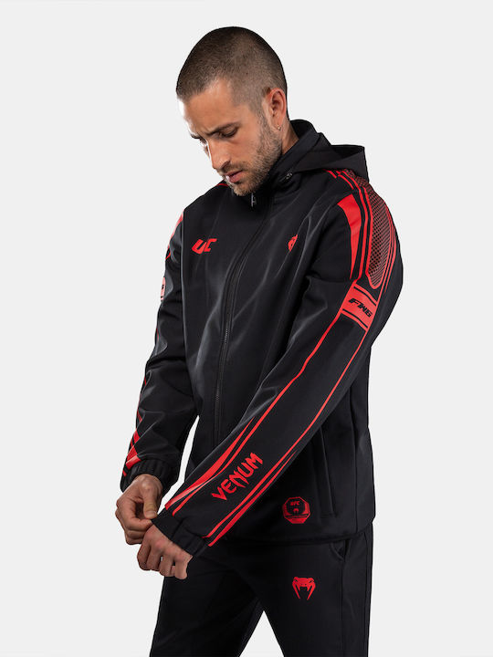 Cardigan Black/red