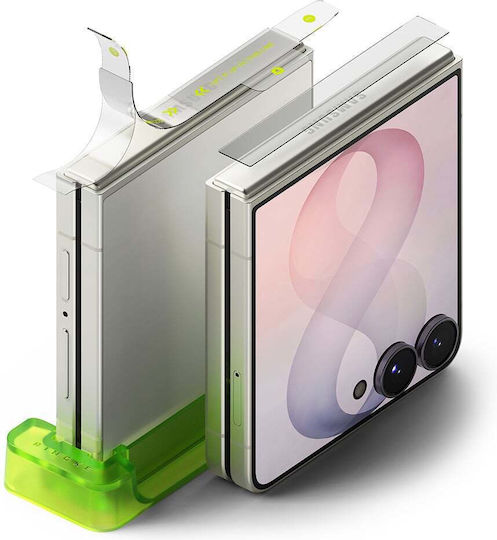 Ringke Hinge Dual Easy Film 2 Pack Mobile Screen Protector Compatible with Samsung Galaxy Z Flip8 Clear