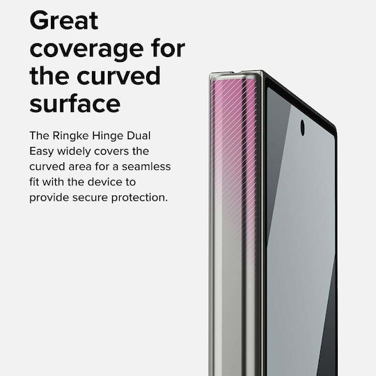 Ringke Hinge Dual Easy Film 2 Pack Mobile Screen Protectors Samsung Galaxy Z Fold8 Ultra Clear