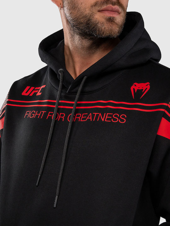 Hooded Sweatshirt Black/red