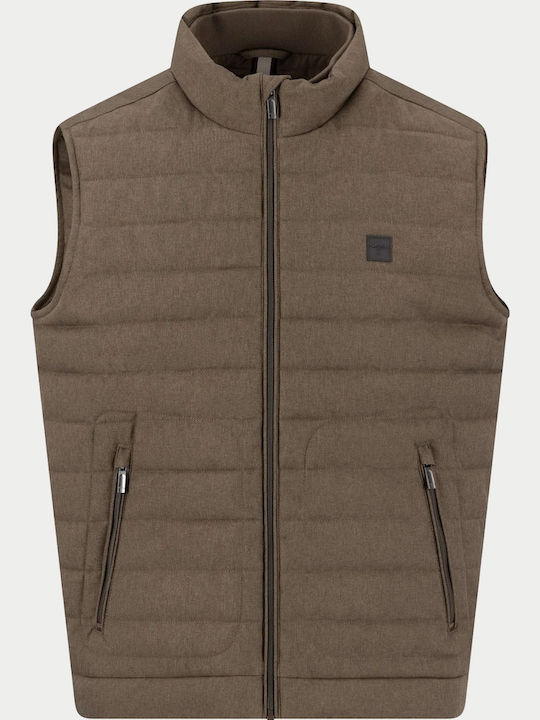 Sleeveless Puffer Jacket Earth