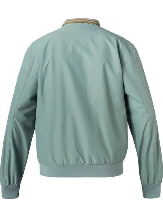 Fred Perry Brentham Μπουφάν Silver Blue Fred Perry Brentham Μπουφάν Silver Blue