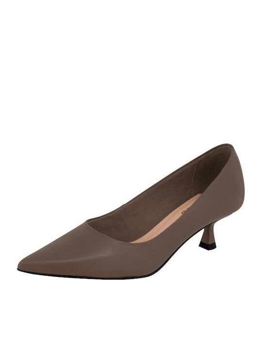 Leather Brown Heels