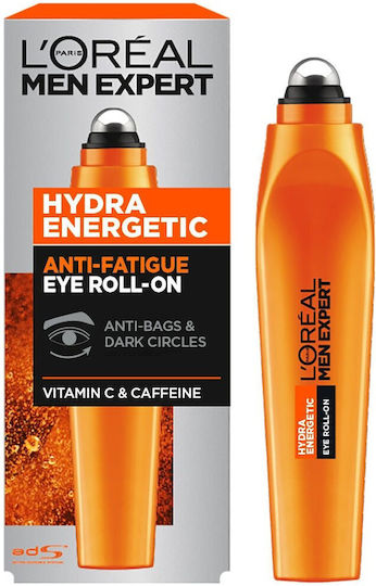 L'Oreal Paris Hydra Energetic Cremă de Ochi Bărbați pentru Hidratare Cearcane și Pungi Sub Ochi 10ml