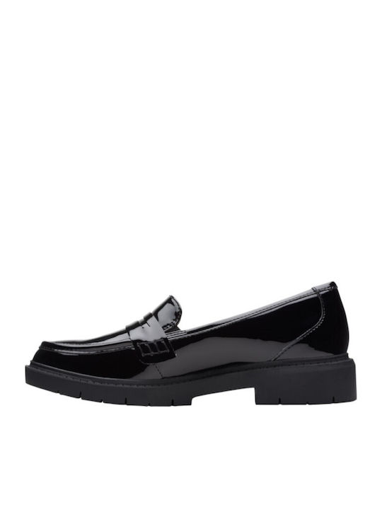 Westlynn Ayla Δερμάτινα Γυναικεία Loafers σε Μαύρο Χρώμα