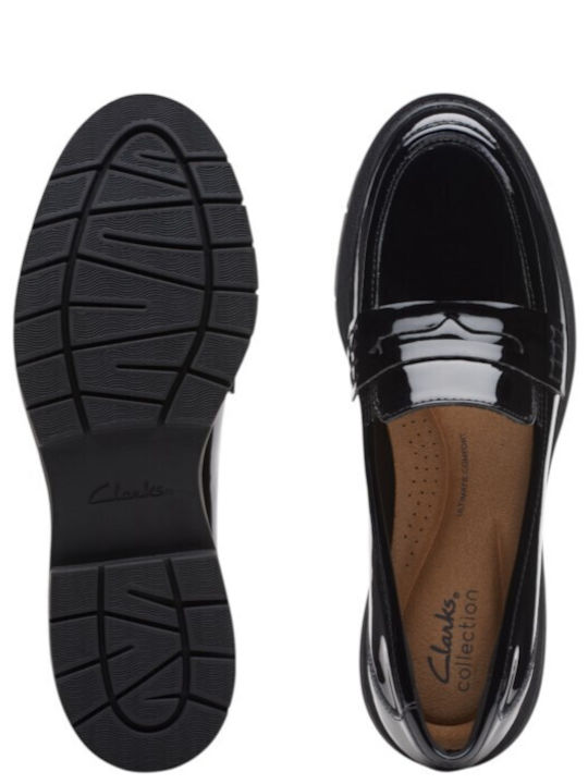 Westlynn Ayla Δερμάτινα Γυναικεία Loafers σε Μαύρο Χρώμα