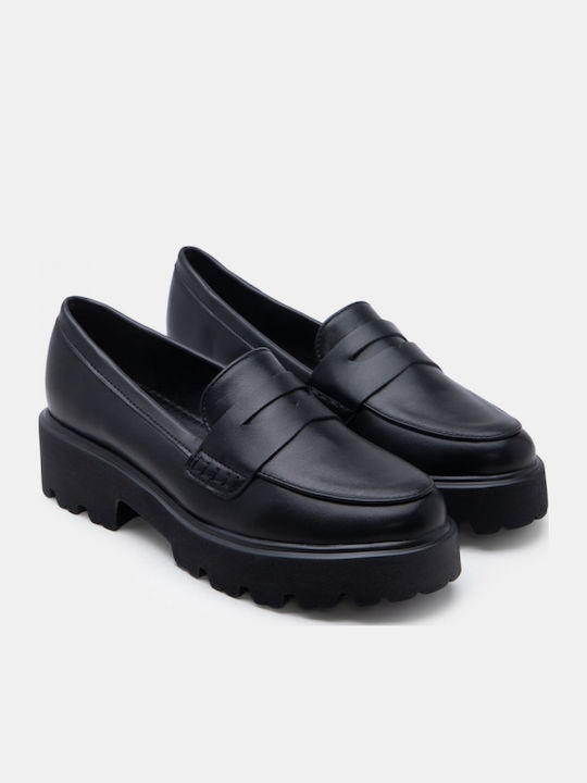 Women's Loafers In Black Color