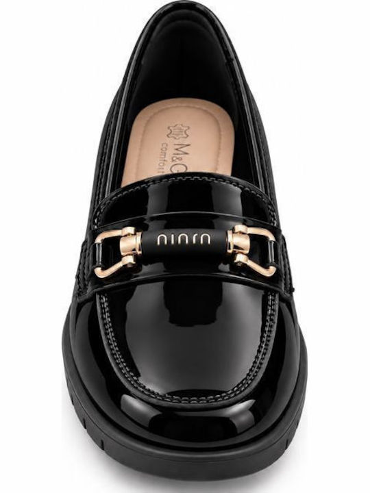 Damen Mokassins in Schwarz Farbe