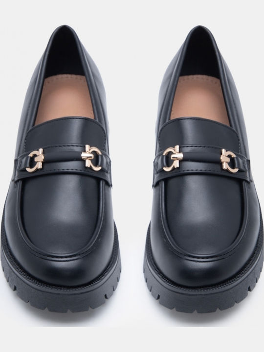 Women's Loafers In Black Color