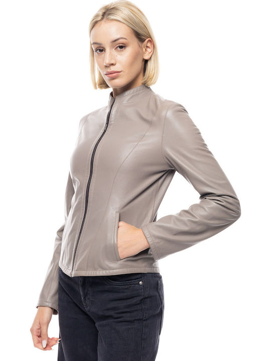 Code Leather Women's Biker Jacket Vison