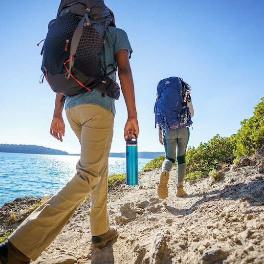 Hydro Flask Lightweight Wide Flex Cap B Бутилка Термос Неръждаема Стомана / Алуминий Без BPA 1.183lt SERPENTINE