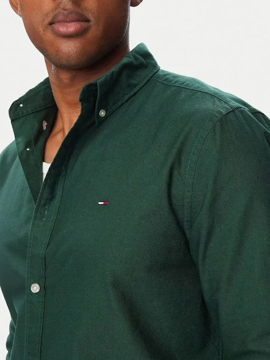 Long Sleeve Shirt Velvet Green