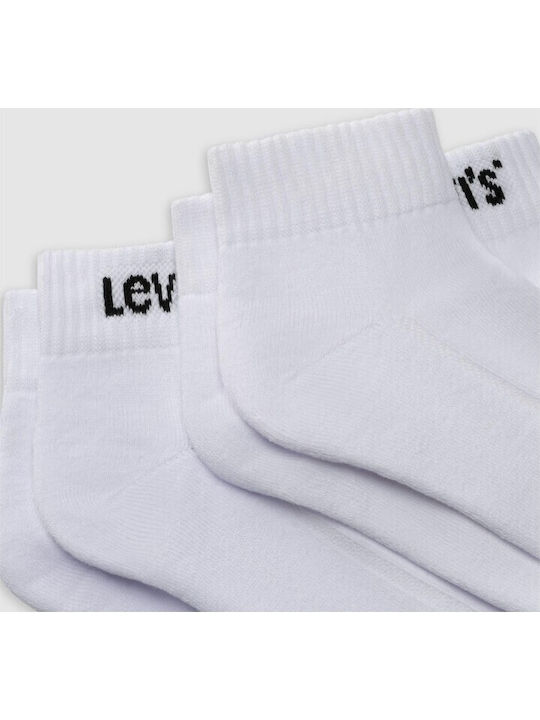Levi's Cut Мъжки Чорапи Бели 2Pack Levi's Cut Мъжки Чорапи Бели 2Pack
