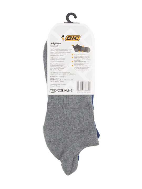 BIC Avigliano Мъжки Чорапи Джинс / Сиви BIC Avigliano Мъжки Чорапи Джинс / Сиви