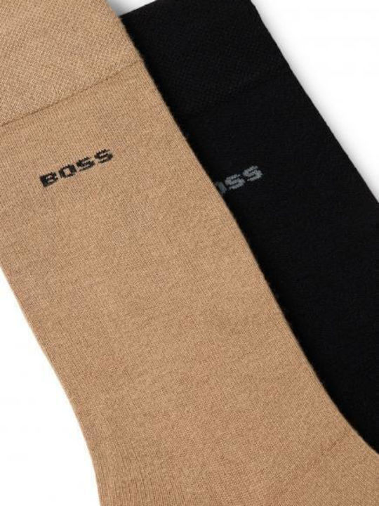 Boss Socken Mittel Beige 2er Pack