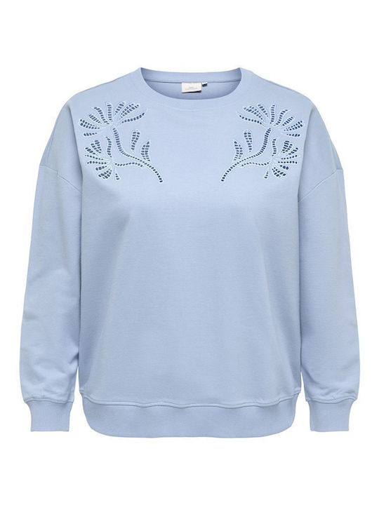 Long Women's Light Blue Sweatshirt