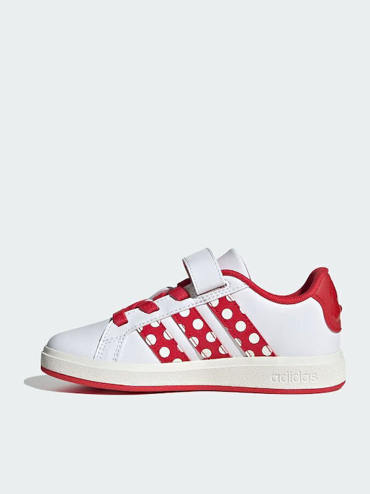 Disney Minnie Mouse Grand Court Παιδικά Sneakers Κόκκινα