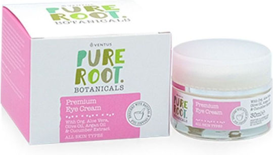 Imel Ventus Pure Root Botanicals Cremă de Ochi pentru Pungi Sub Ochi Anti-îmbătrânire și Hidratare 30ml