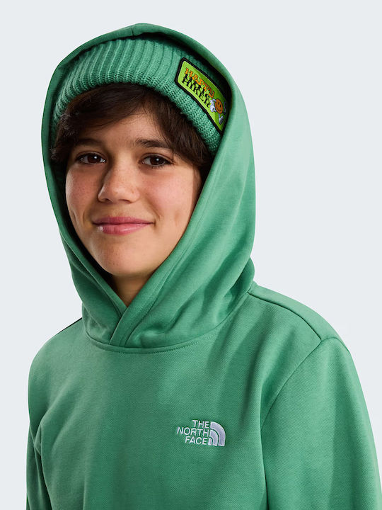 Kids Hoodie Green Evolution Simple Dome