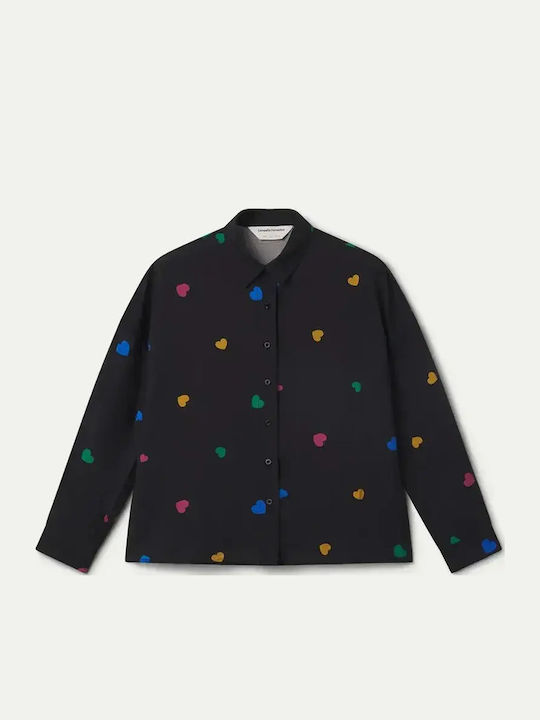 Long Sleeve Women's Shirt Black
