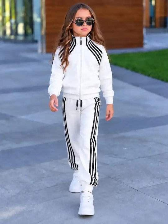 Kids Set with Pants 2 Pieces White