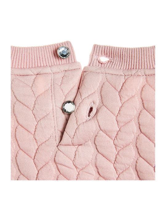 Kids Clothing Set with Pants 2 Pieces Pink Embroidery