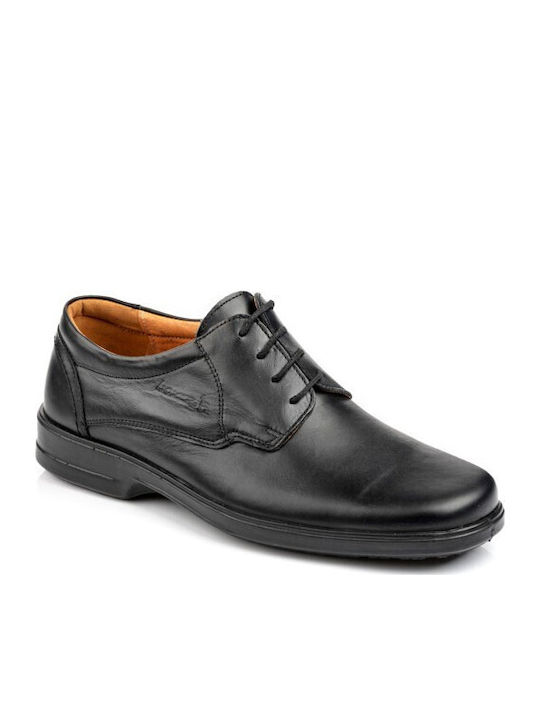 Leather Men's Casual Shoes Anatomic Black