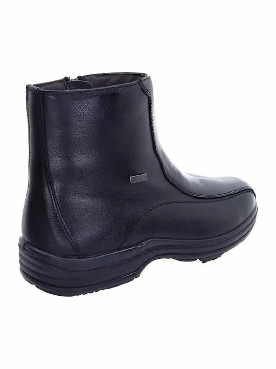 Leather Anatomical Men's Black Boots