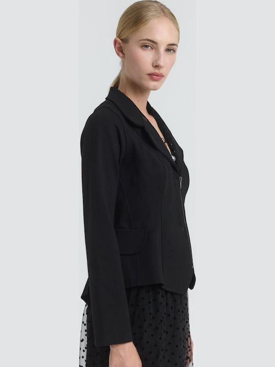 Namaste Long Women's Waisted Blazer Black Namaste Long Women's Waisted Blazer Black