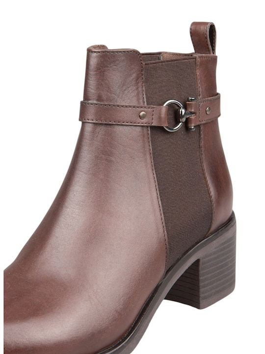 Damen Stiefeletten Braun