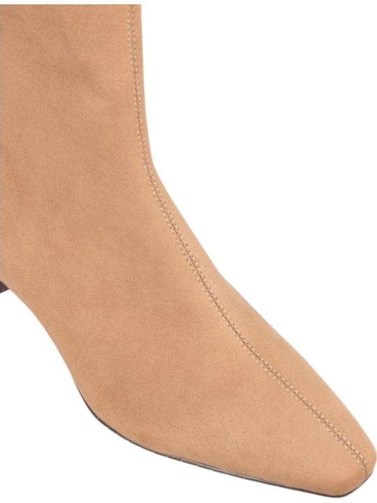 Damen Stiefeletten Khaki