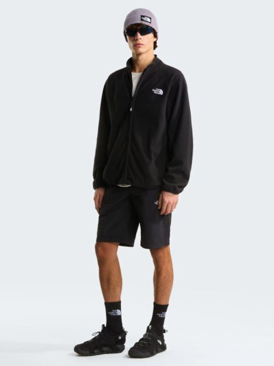 Full Men's Fleece Jacket Fleece Black